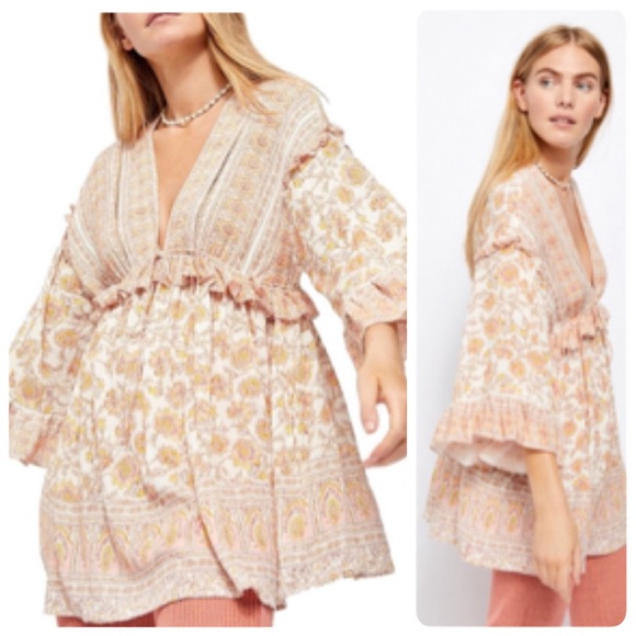 Free People MOONLIGHT DANCE TUNIC SIZE SMALL NWT - Picture 12 of 16